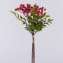 Fausse branche de sorbier des oiseaux ELNATAN, botte, fruits, rouge, 30cm