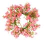 Couronne de gypsophile décorative LITAGO, rose-fuchsia, Ø20cm