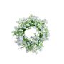 Couronne de gypsophile décorative LITAGO, blanc, Ø20cm