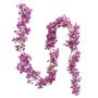 Guirlande artificielle Gypsophile LITAGO, violet, 180cm