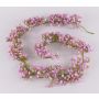 Guirlande artificielle Gypsophile LITAGO, rose-violet, 180cm