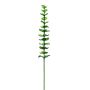 Branches d'eucalyptus artificielles GLAUCO aspect verre, lot de 12, vertes, 80 cm