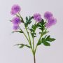 Fausse branche de fleurs Chardon boule TRAUDLINDE, lilas, 55cm