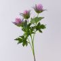 Branche d'eryngium en plastique ERKENHILDE, lilas, 65cm