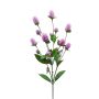 Branche florale artificielle Amarante boule THUSNELDA, lilas, 70cm