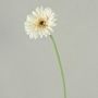 Fleur décorative Gerbera TEUDELINDE, blanc-crème, 55cm, Ø8cm