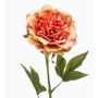 Pivoine synthétique GAVRON, orange, 55cm