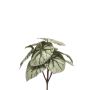 Plante artificielle: bégonia à feuilles BLAROM sur tige, crossdoor, vert-gris, 25cm