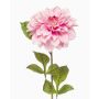 Fleur synthétique dahlia REFOLG, rose, 70cm