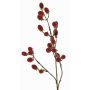 Rameau décoratif de mûre URUMA avec fruits, rouge, 90cm
