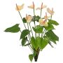 Anthurium synthétique NAKITA sur tige, rose-crème, 50cm