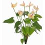 Anthurium synthétique NAKITA sur tige, rose-crème, 50cm