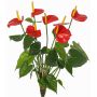 Anthurium synthétique NAKITA sur tige, rouge, 50cm