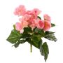 Bégonia artificiel BIRMA, tige, rose, 20cm, Ø3-5cm