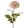 Dahlia artificiel TINFAS, rose pâle, 60cm, Ø13cm