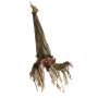 Élément décoratif d'Halloween chauve-souris vampire PUTZI avec fonction de mouvement et de son, 95cm