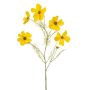 Petite corbeille décorative artificielle BELIAH, jaune, 75 cm