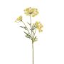Branche d'aneth artificielle HAKIM avec fleurs, jaune, 80 cm