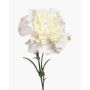 Œillet artificiel VANERA, crème, 60cm, Ø9cm