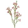 Rameau décoratif de fleur de cire FRINDALS, rose foncé, 65cm, Ø1,5-2cm