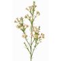 Rameau décoratif de fleur de cire FRINDALS, rose clair-blanc, 65cm, Ø1,5-2cm