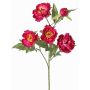 Branche synthétique de pivoine LARDUAN, collection Eco, fuchsia, 60cm, Ø7cm