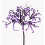 Fleur décorative Crinole de Powell LEIALOHA, lilas-électrum brillant, 75cm