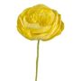 Fleur artificielle Renoncule PINERY en papier, jaune, 45cm