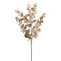 Branche décorative Eucalyptus SLOFER, or métallique, 65cm