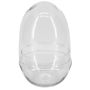Cloche en verre transparente JAMAE, 19,5cm, Ø12,5cm