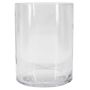Vase en verre cylindrique SANSA OCEAN, recyclé, transparent, 20cm, Ø15cm
