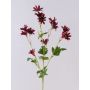 Marguerite en velours FENAS, rouge foncé, 65cm, Ø4-5cm