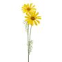 Marguerite artificielle SOPY, jaune, 55cm