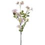 Fleur décorative Impatiens WENIA, rose-blanc, 70cm
