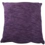 Coussin décoratif en toile KALUA, violet, 45x45cm