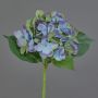 Fausse fleur d'Hortensia GABRIELLA, bleu-vert, 50cm, Ø18cm