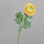 Renoncule synthétique CADISS, jaune, 50cm, Ø7,5cm