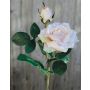 Rose artificielle SINJE, rose pâle, 35 cm, Ø 9 cm
