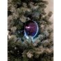 Boule de Noël LED LUVELIA, 5 pièces, violet brillant, Ø8cm