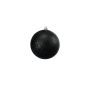 Boule de Noël ABELIA, 4 pièces, paillettes, noir, Ø10cm