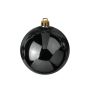 Boule de Noël CANELA, noir brillant, Ø20cm