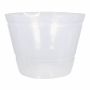 Récipient en plastique KIPA pour corbeilles à plantes, étanche, transparent, 12cm, Ø12cm