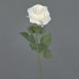 Rose artificielle KAILIN, crème, 65 cm, Ø 9 cm
