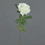 Rose artificielle KAILIN, blanche, 65 cm, Ø 9 cm