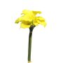 Bouquet de callas artificielles YONGHENG, jaune-vert, 45cm, Ø25cm