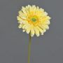 Fleur artificielle Gerbera QIUDONG, jaune, 50 cm, Ø 12 cm