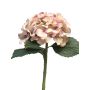 Fleur artificielle Hortensia XINCHENG, vieux rose-crème, 50cm, Ø15cm