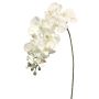 Branche décorative d'orchidée Phalaenopsis JUANRU, blanche, 100 cm