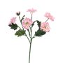 Branche de chrysanthème artificielle LONGBAO, rose, 60 cm