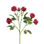 Branche de rose artificielle SHANZHA, fuchsia, 70cm, Ø6,5-7cm